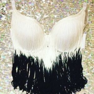 Long Fringe Bra